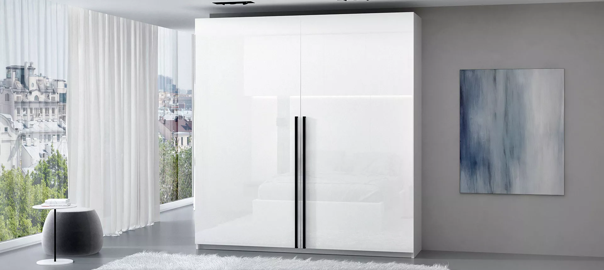 Белый глянец