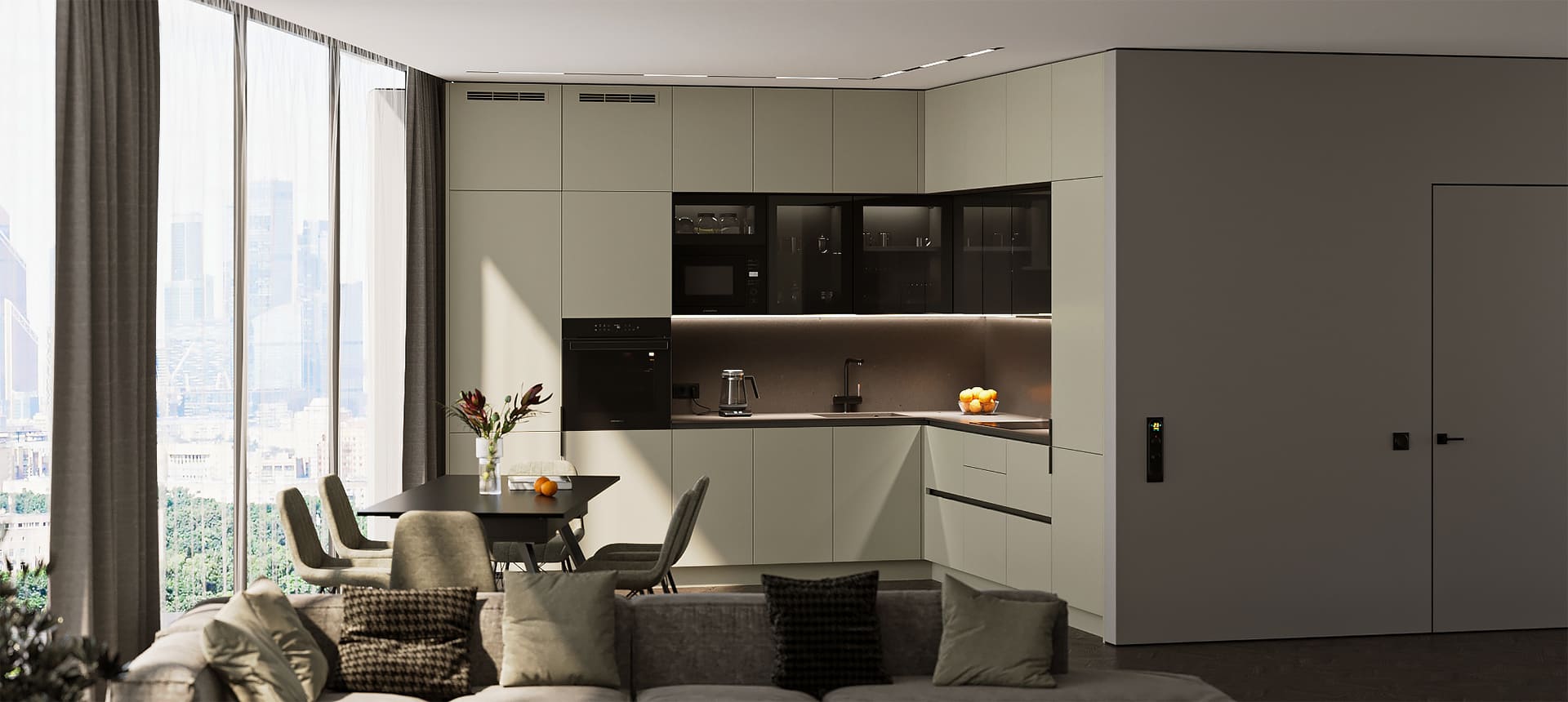 Пепельный Аметист матовый