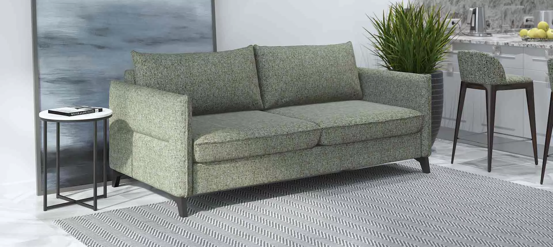 рогожка MILANO цвет Aqua