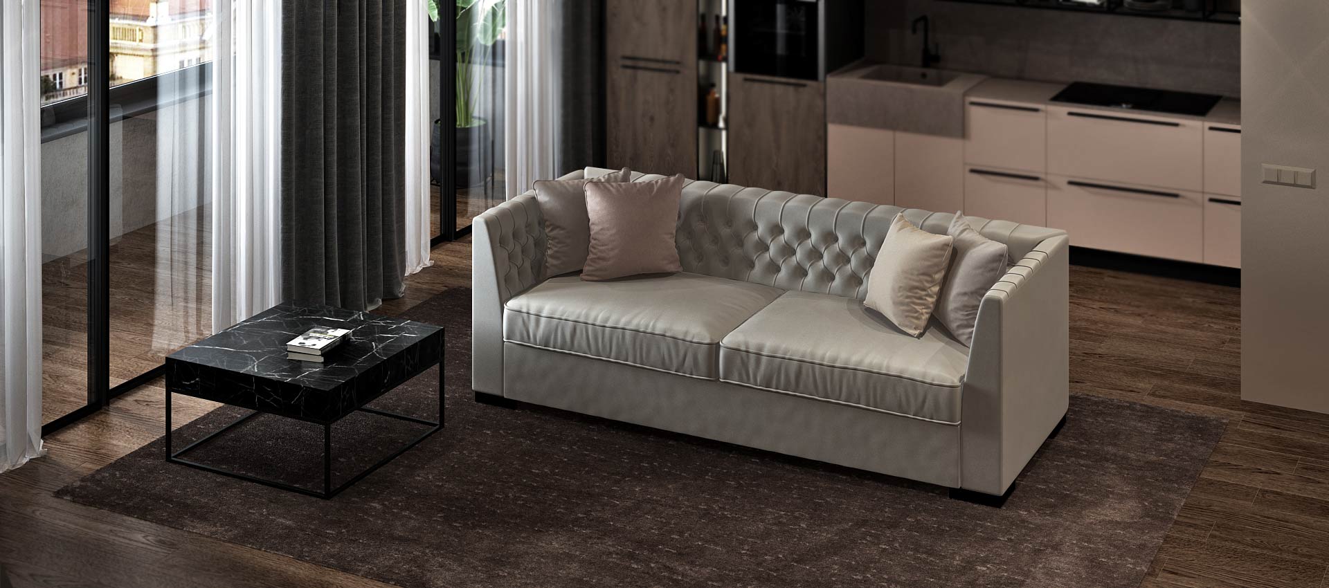 микровелюр MARINO цвет 1