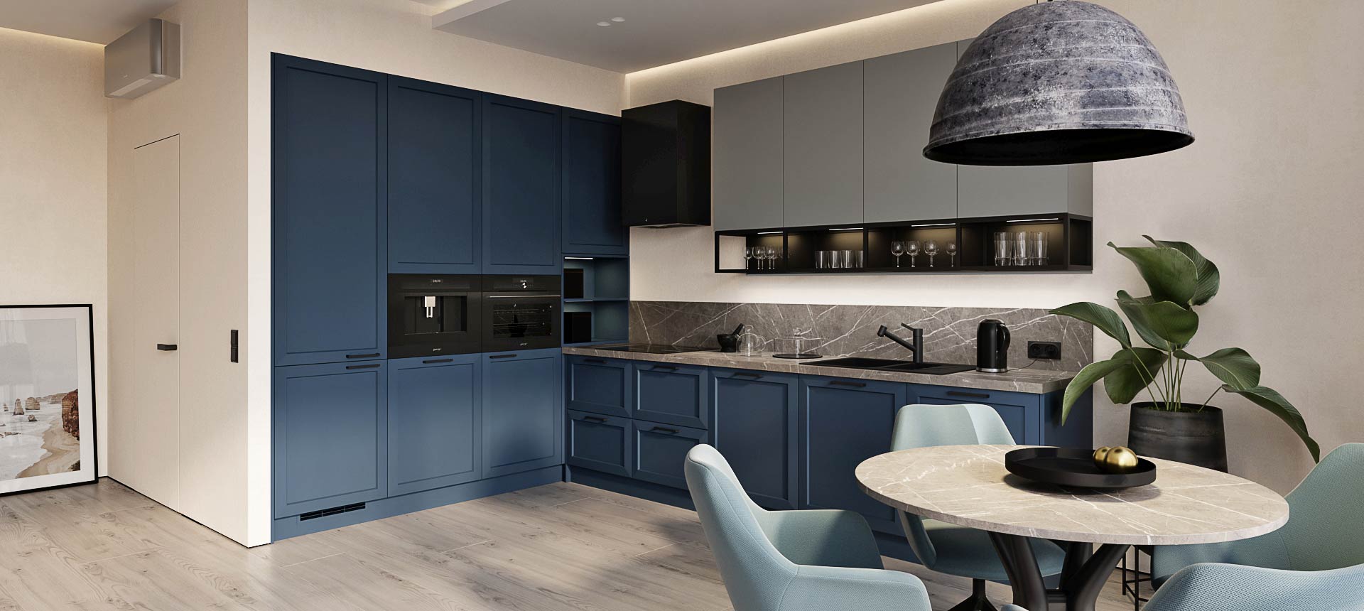 Эмаль цвет NCS S 7010-R70B / Стальной&nbsp;графит&nbsp;матовый&nbsp;