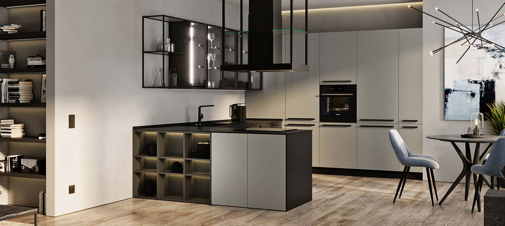 Чёрная яшма / Стальной&nbsp;графит&nbsp;