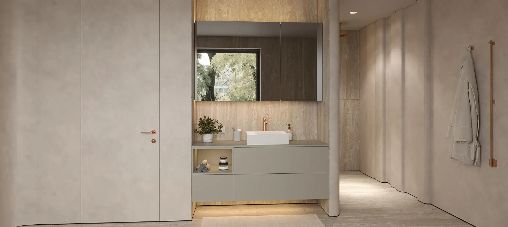 Пепельный Аметист матовый