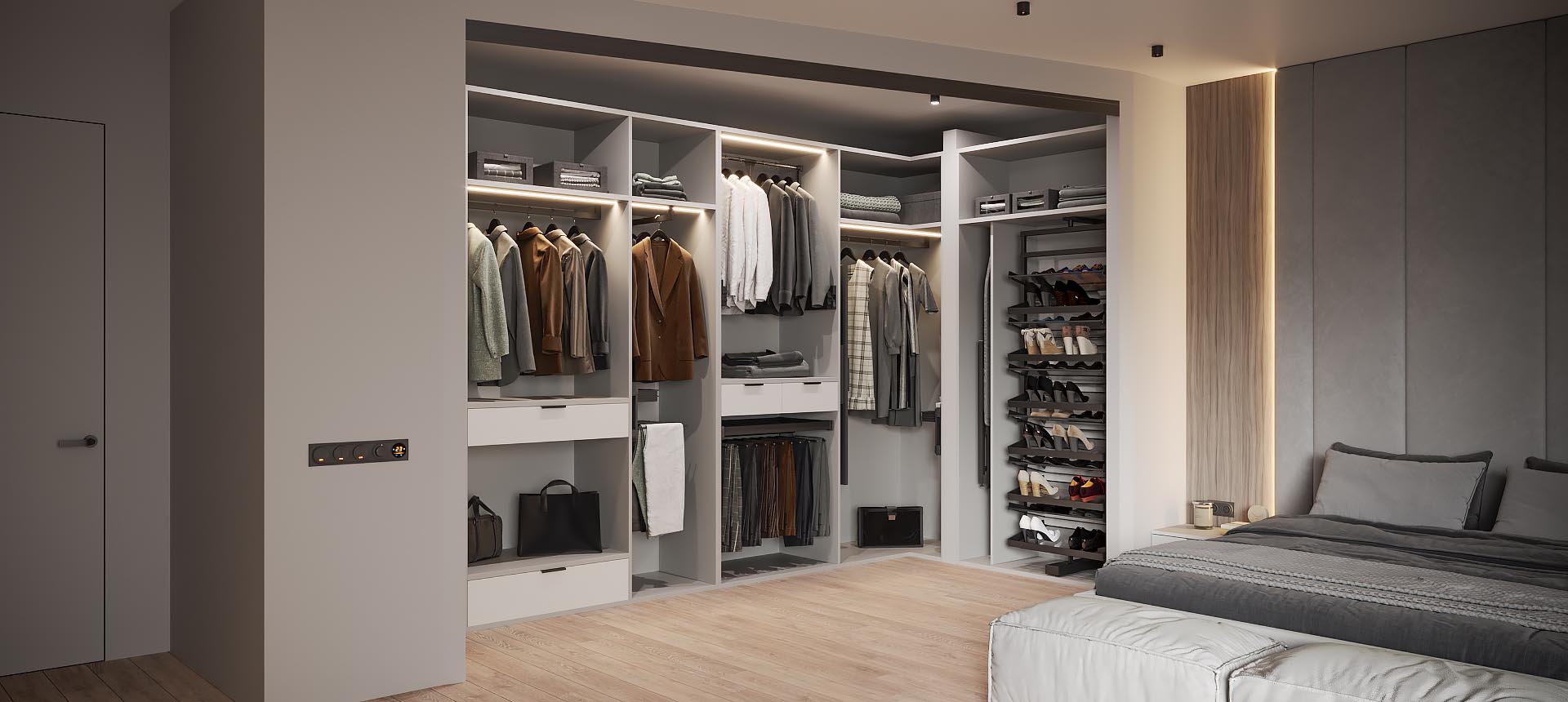 Горный хрусталь матовый / Белый 