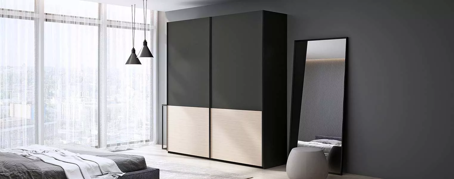 Шкаф-купе с двумя створками в спальню - фото No 2