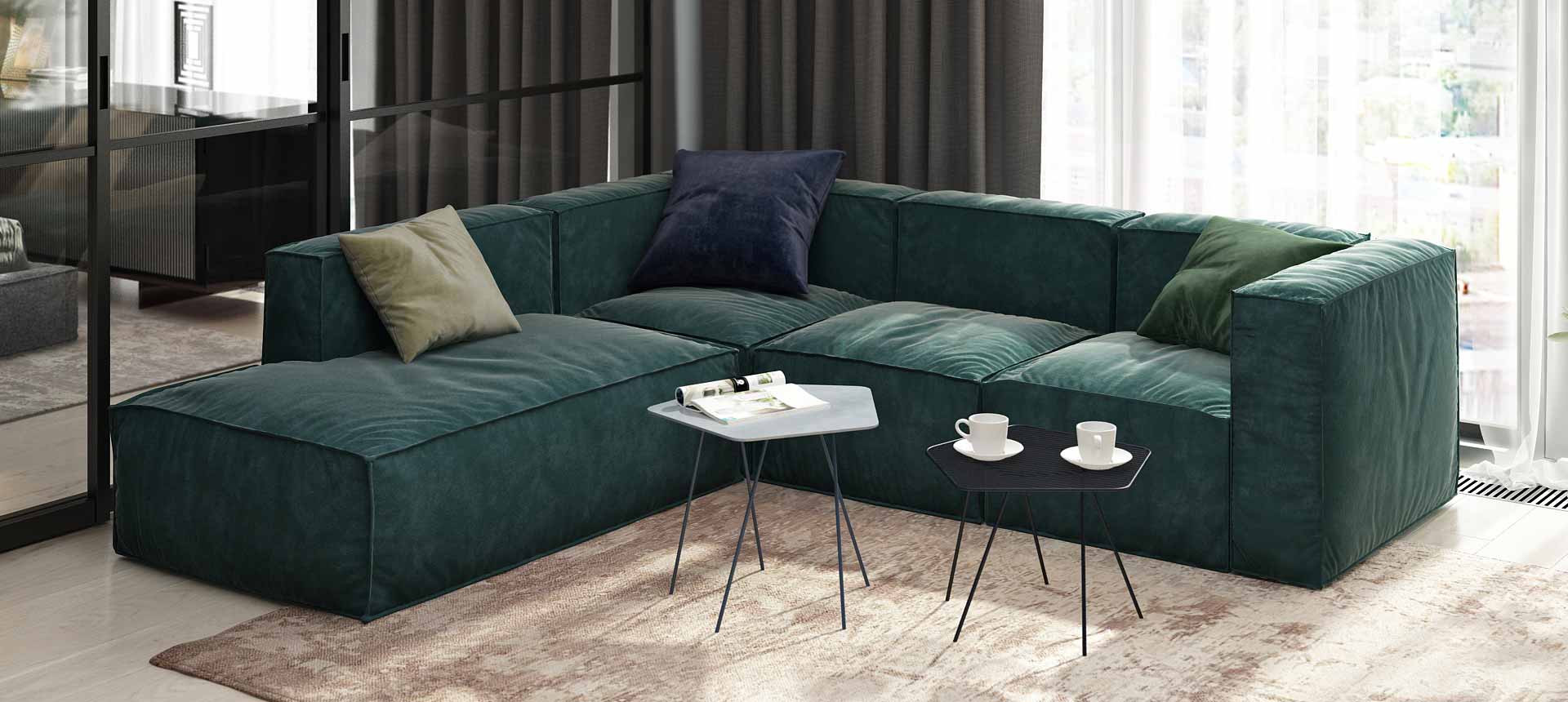 велюр Grand цвет Mint