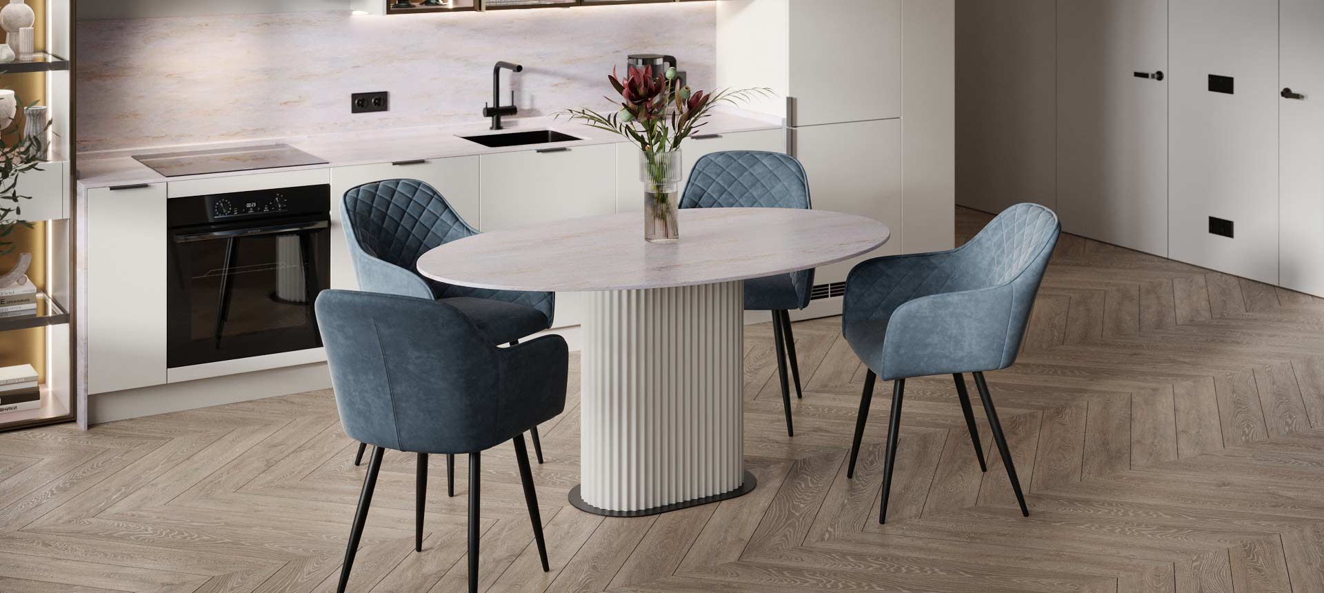 искусственный камень Млечный путь / Светло-серый 