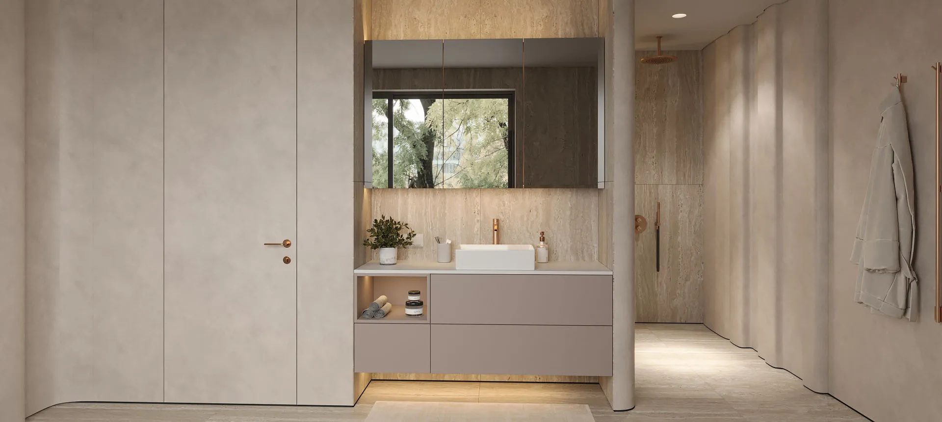 Розовый кварц матовый