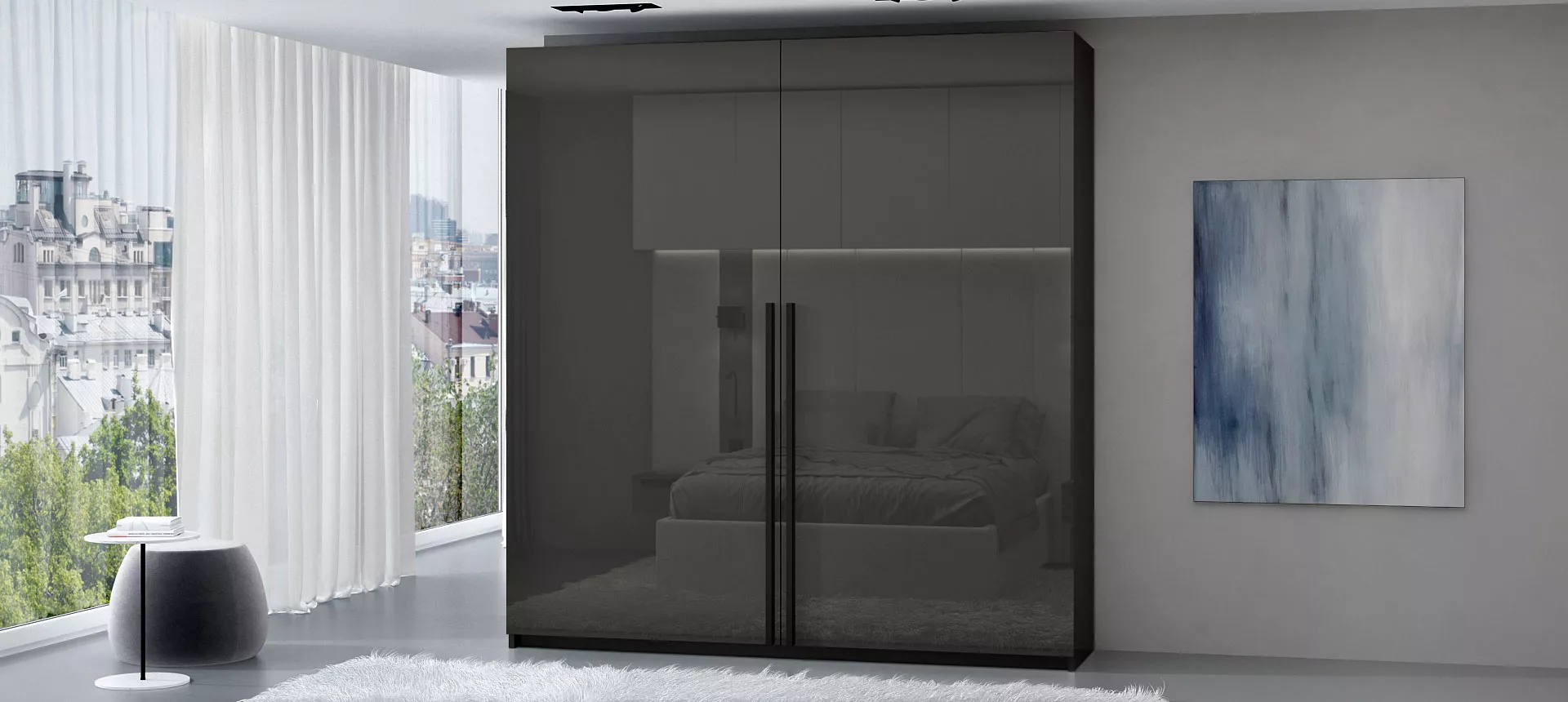 Серый глянец New