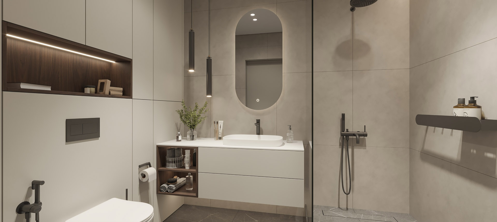 Белый Фарфоровый Оникс / Дуб Каселла коричневый 