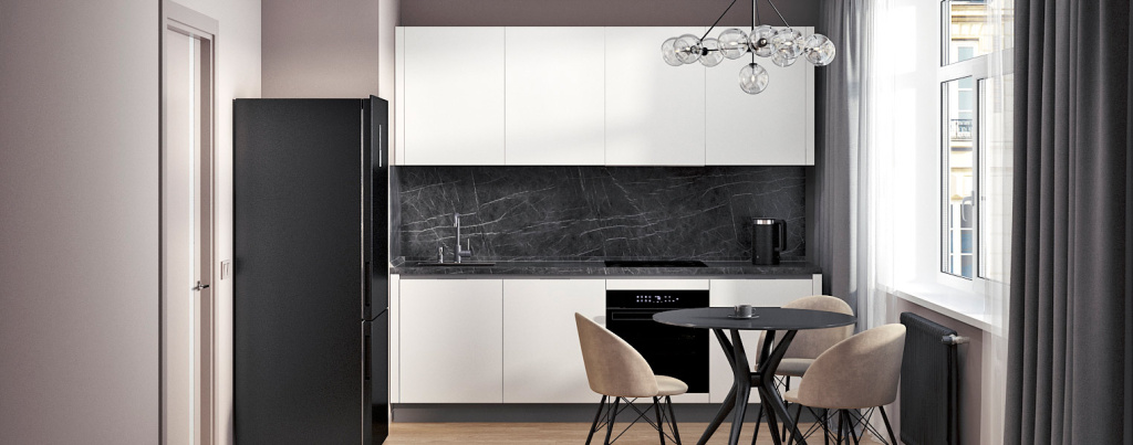 Дизайн маленькой кухни - фото №53