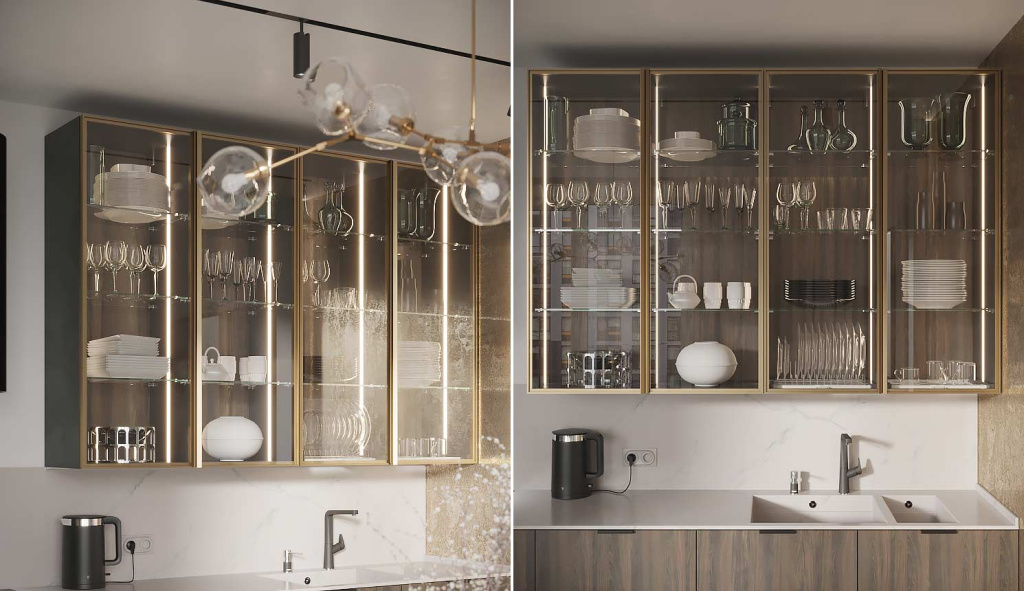 Дерево, стекло, металл: топ-20 сочетаний для современной кухни - фото №4