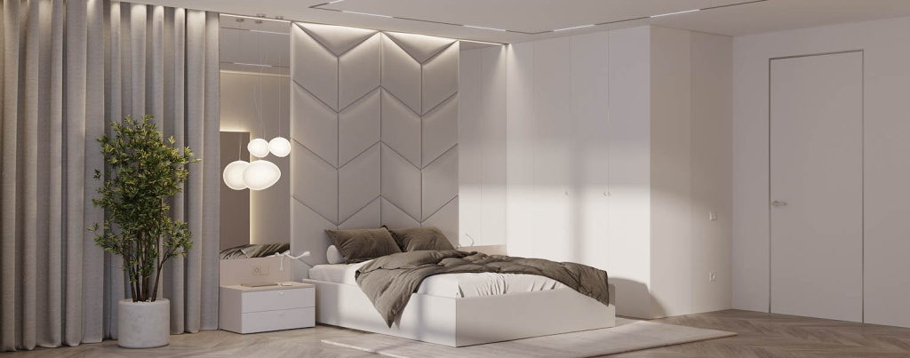 Варианты зонирования квартир свободной планировки - фото №16