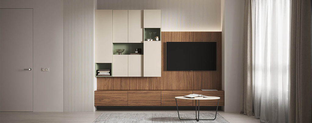 Варианты зонирования квартир свободной планировки - фото №25