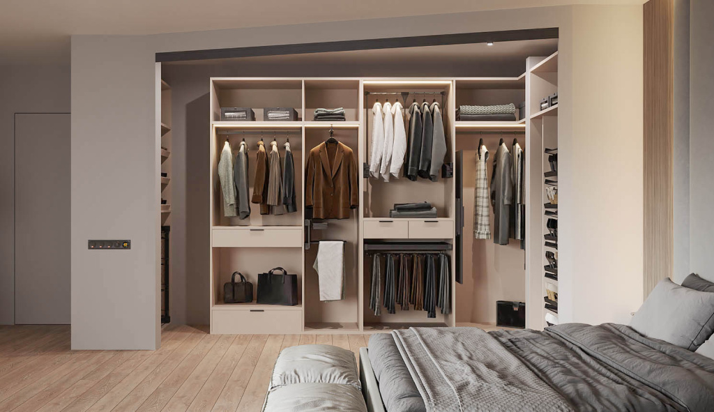 Варианты зонирования квартир свободной планировки - фото №47