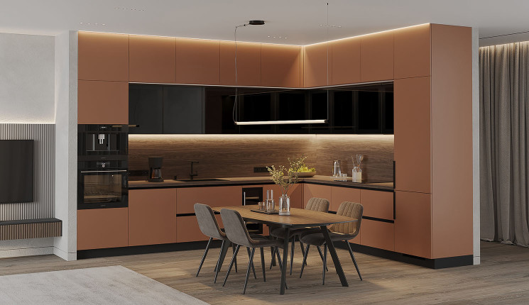 Фасады МДФ в эмали