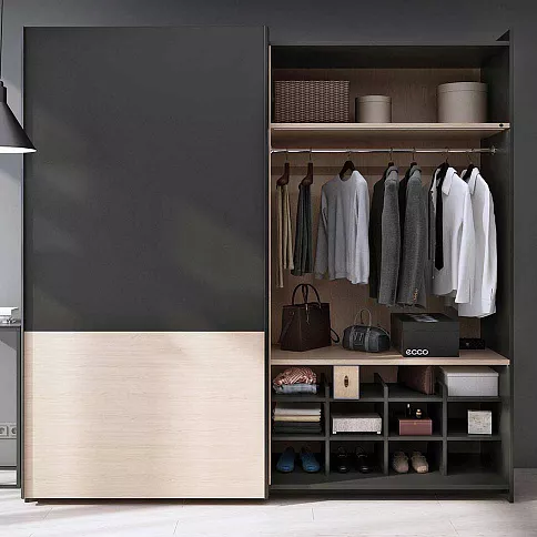 Шкаф-купе с двумя створками в спальню - детальное фото № 2