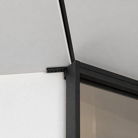 Шкаф в прихожую с распашными фасадами - детальное фото № 2