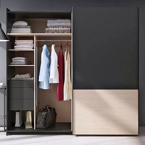 Шкаф-купе с двумя створками в спальню - детальное фото № 1